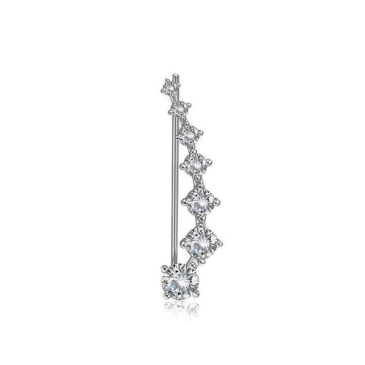 Ear Jewelry with Stones in Zirconia