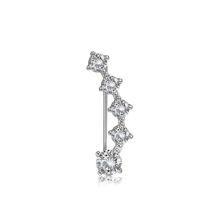 Ear Jewelry with Stones in Zirconia