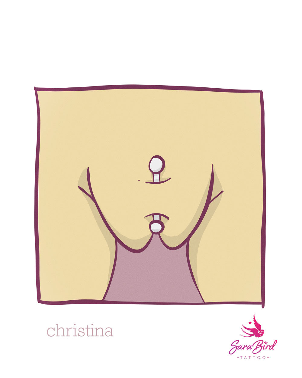 Piercing Genitais - Vulva