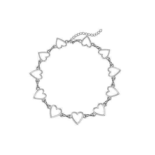Gargantilha - Choker com 11 Corações