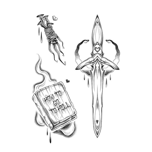 EMA - Flashes - Various Ready-To-Tattoo Designs