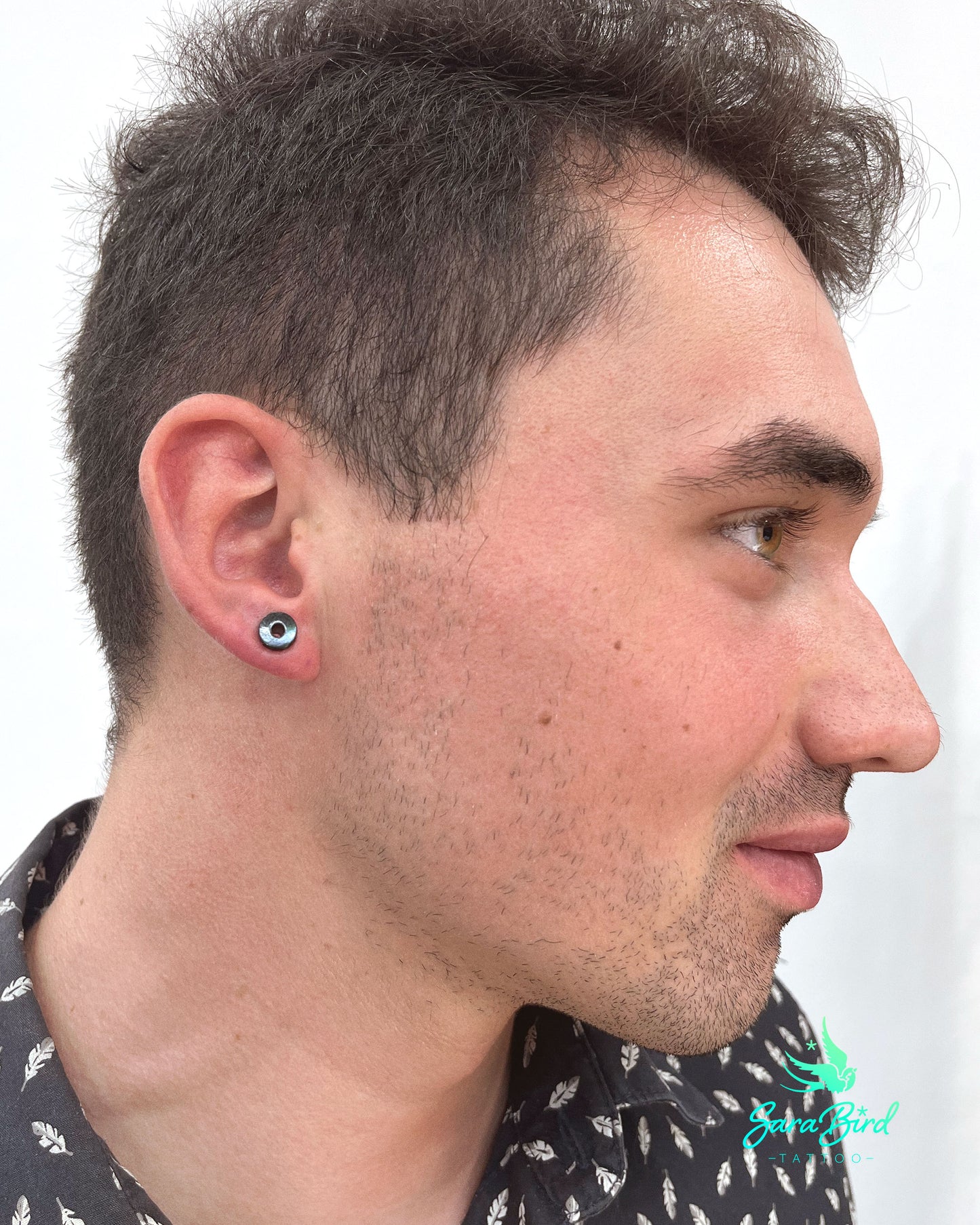 Ear Piercing With Titanium Jewelry - Multiple Zones