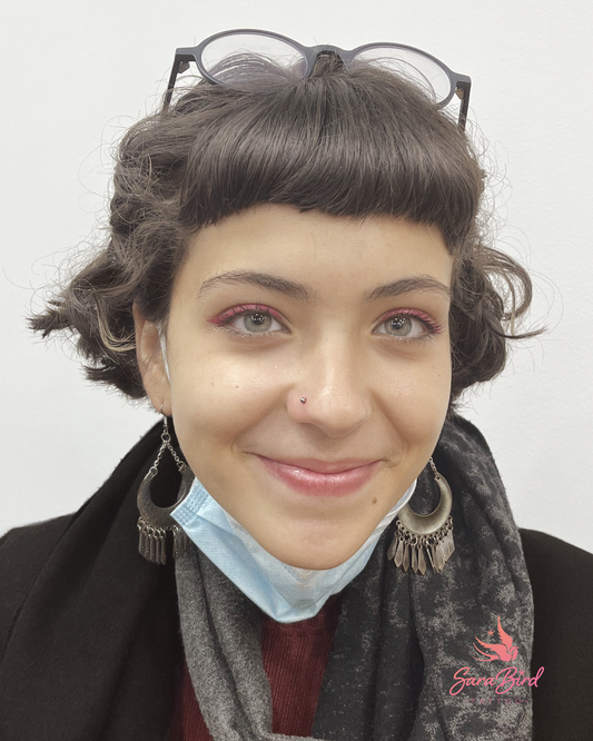 Piercing Nariz Com Joia em Titânio