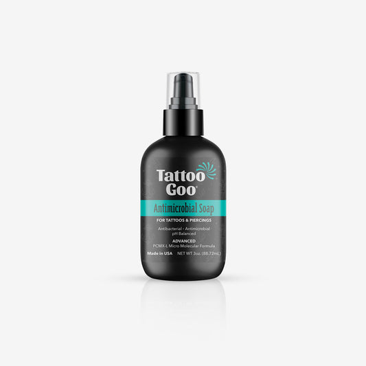 Tattoo Goo Antimicrobial Soap - Cleansing Soap for Piercings and Tattoos