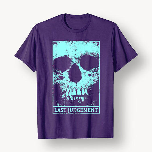 Purple Short Sleeve T-Shirt - Last Judgment