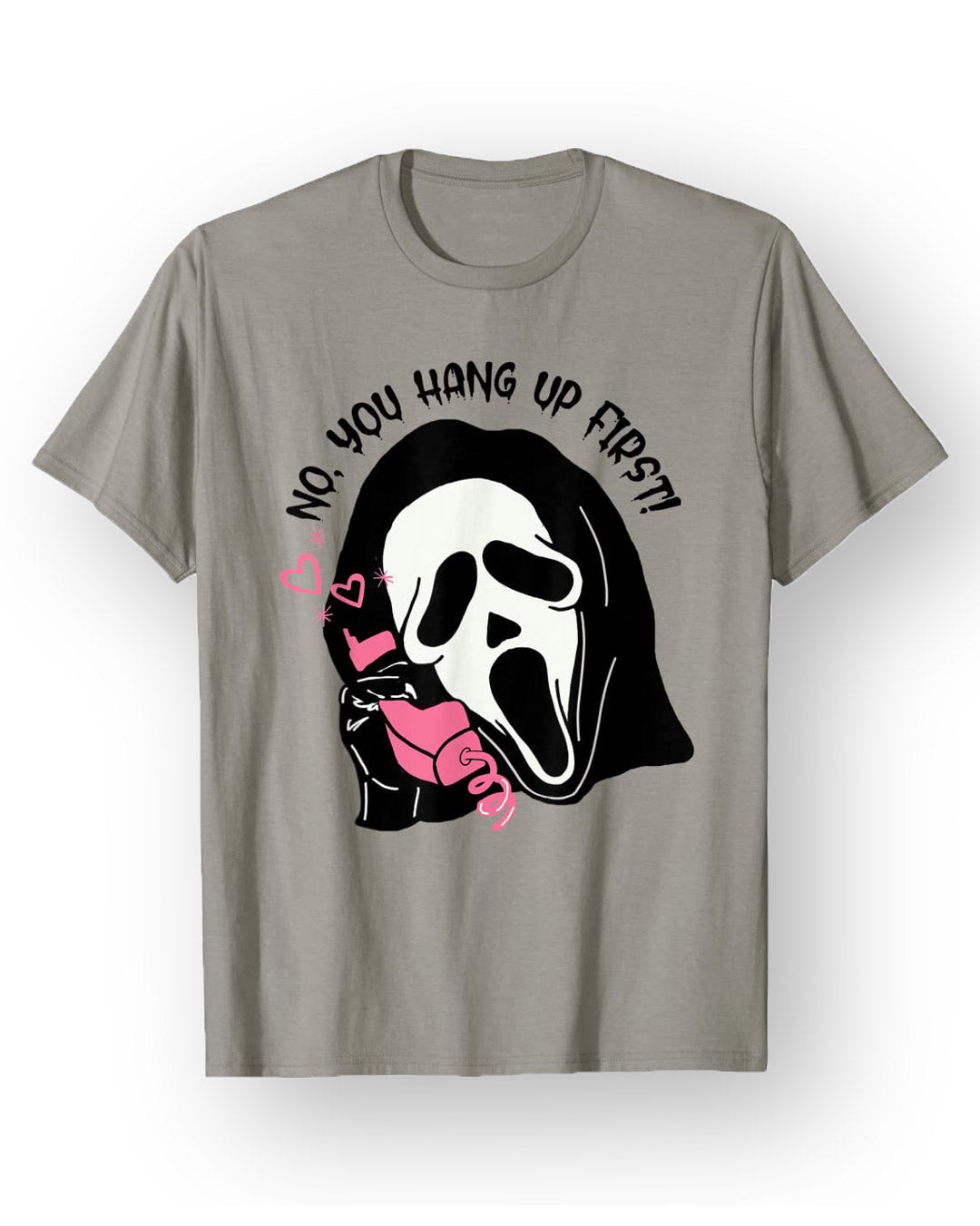 Film Scream Short Sleeve T-Shirt in Slate color